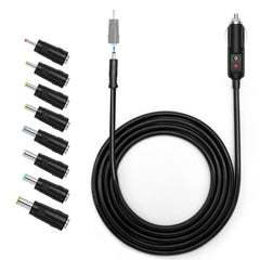 ACOPOWER DC12V/24V Auto-Zigarettenanzünder auf DC5,5 x 2,1 mm Stecker-Adapter