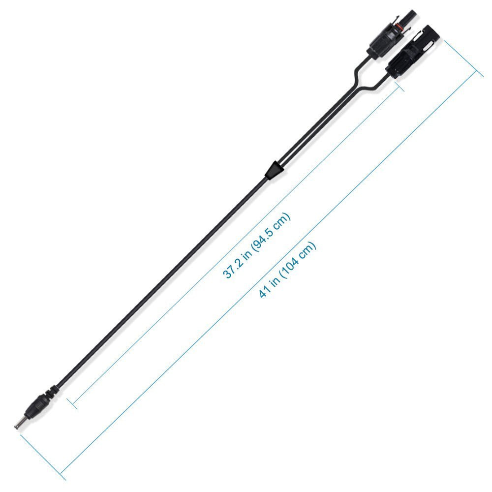 LionCooler PV-Solarpanel-Kabel, 20 Fuß 5,5 mm x 2,1 mm 