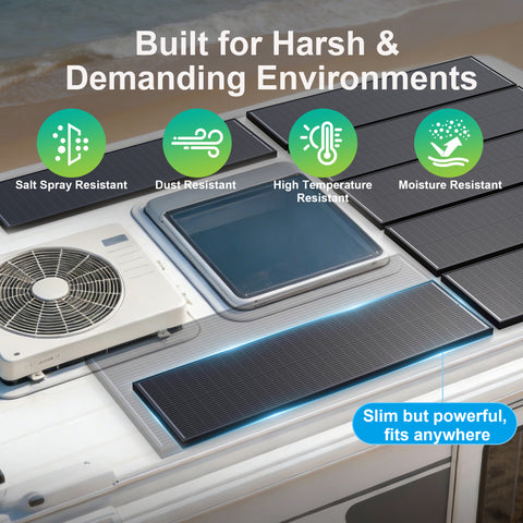 100 Watt 12 Vlot Slim Solar Panel
