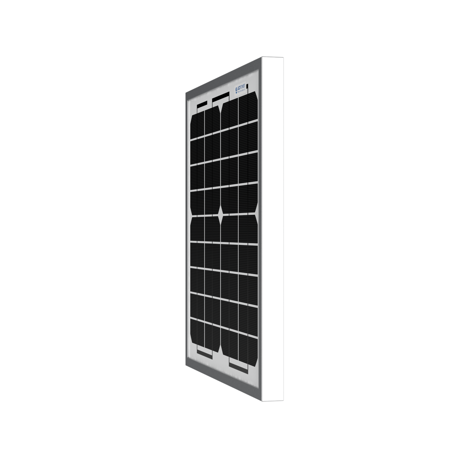 ACOPower 10-W-Mono-Solarpanel zum Aufladen der 12-V-Batterie für Wohnmobile, Boote, netzunabhängig
