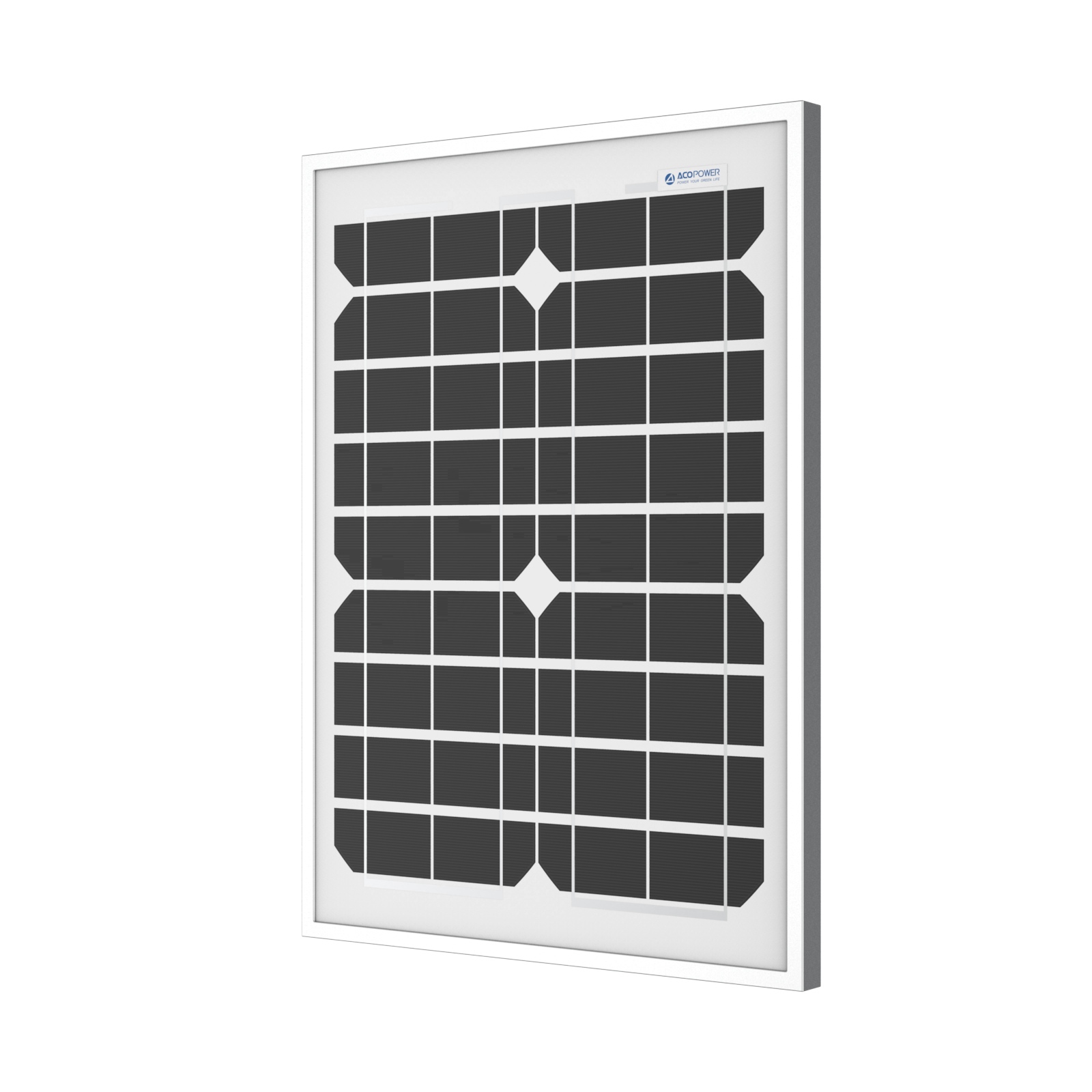 ACOPower 20-Watt-Mono-Solarpanel zum Laden von 12-V-Batterien, netzunabhängig
