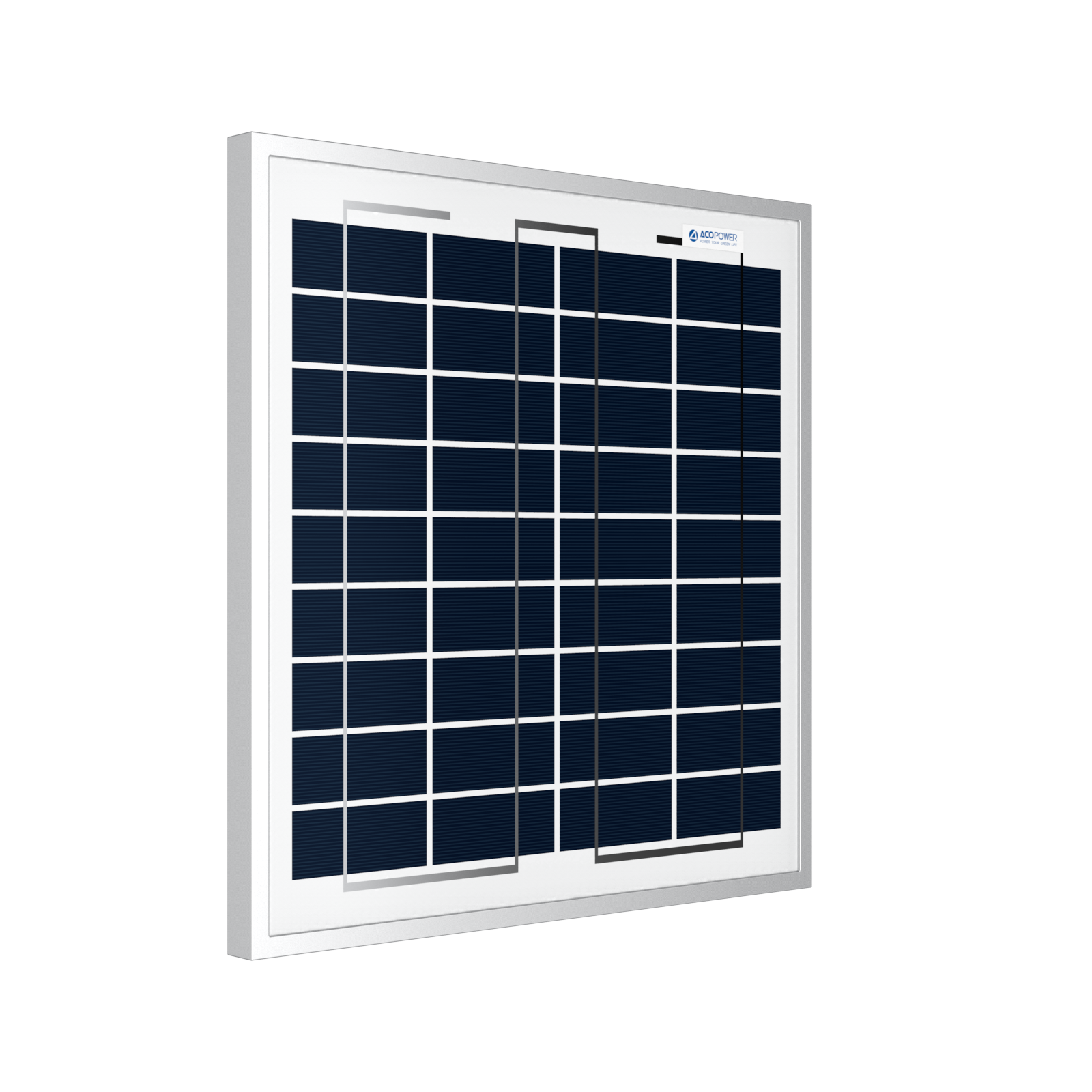 ACOPower 15W polykristallines Solarmodul zum Laden von 12-Volt-Batterien