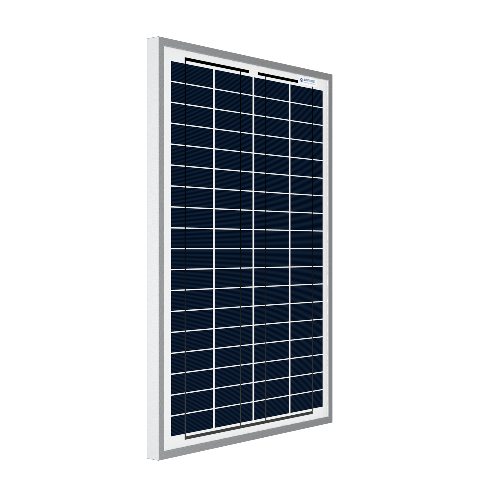 ACOPower 25 Watts Polycrystalline Solar Panel, for 12 Volt Battery Charger