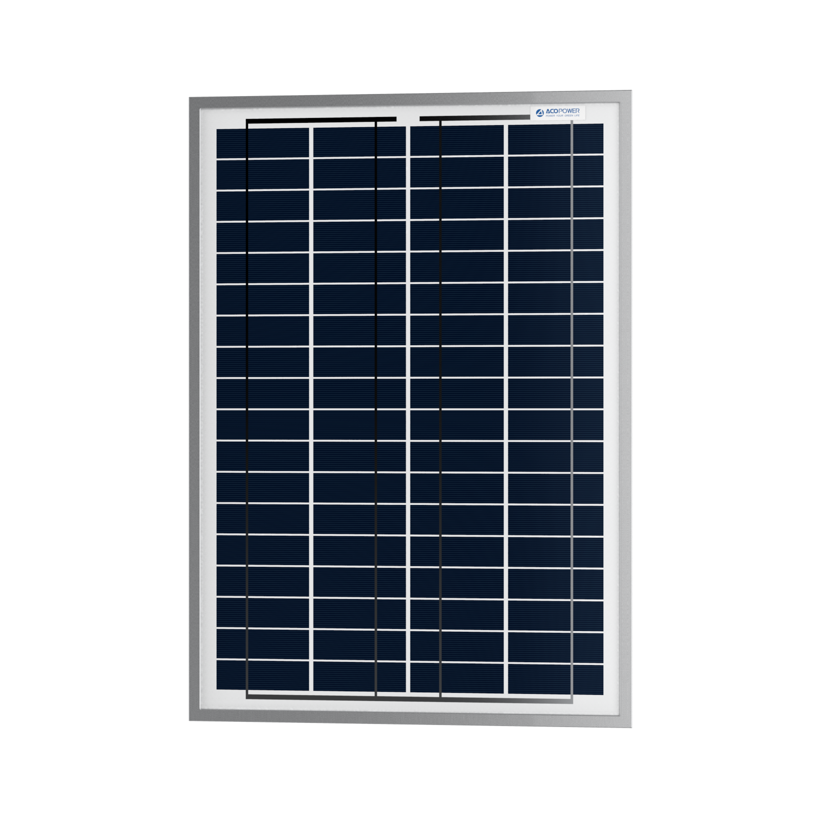 ACOPower 25 Watt polykristallines Solarpanel für 12-Volt-Batterieladegerät