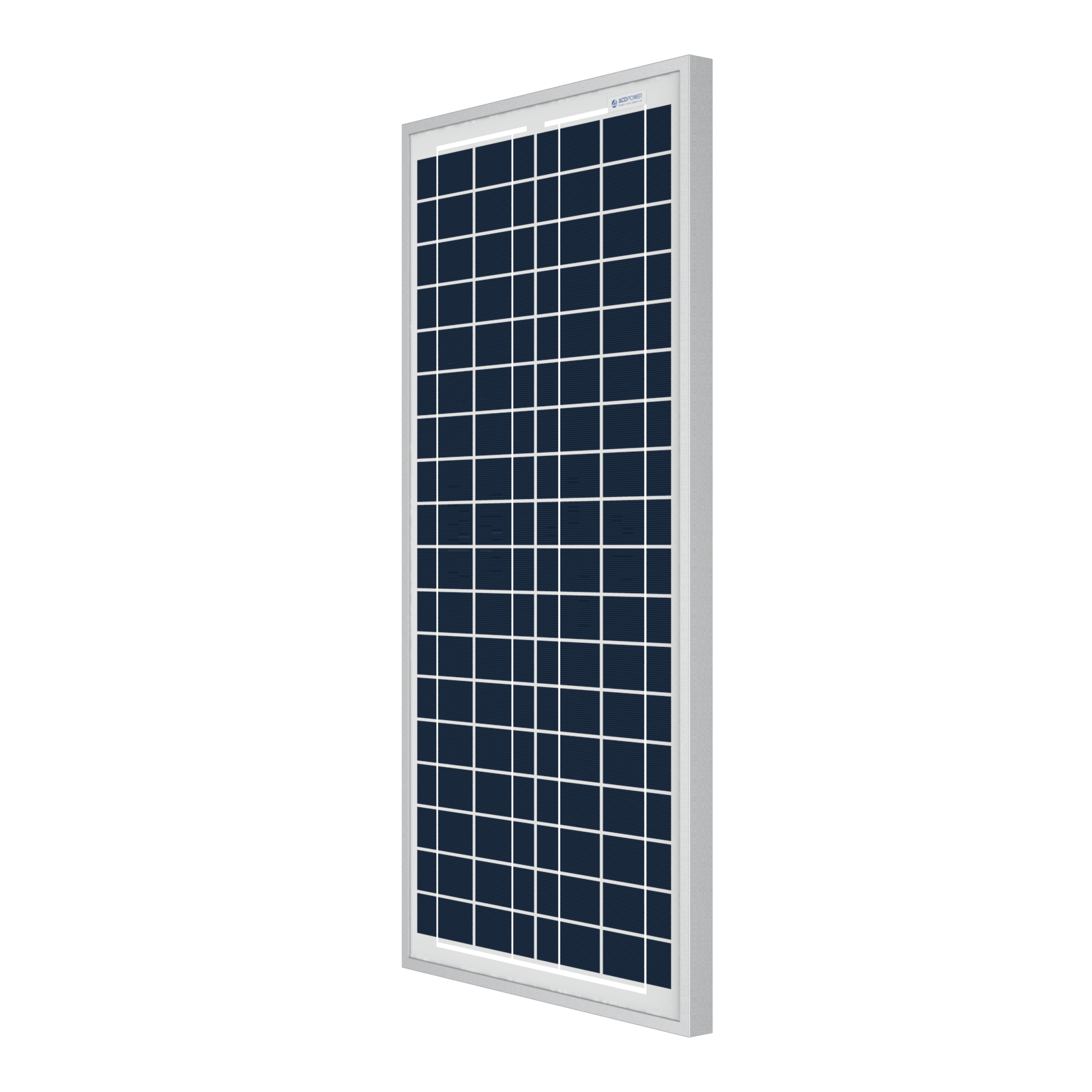 ACOPower 35 Watt polykristallines Solarpanelmodul zum Laden von 12-Volt-Batterien
