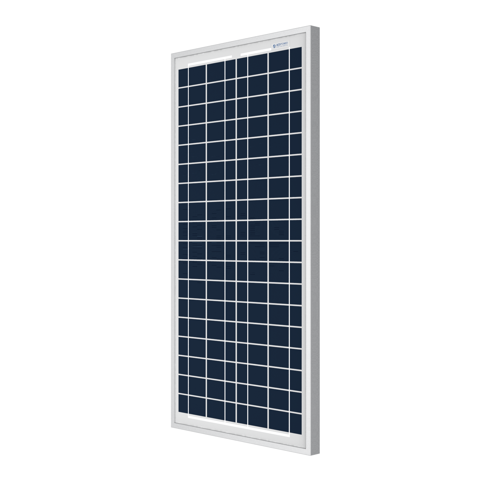 ACOPower 35 Watt polykristallines Solarpanelmodul zum Laden von 12-Volt-Batterien