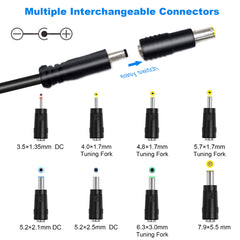 ACOPOWER DC12V/24V Auto-Zigarettenanzünder auf DC5,5 x 2,1 mm Stecker-Adapter