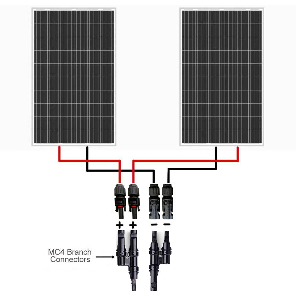 ACOPWER 1 Paar Solarpanel-PV-T/Y-Anschlüsse 