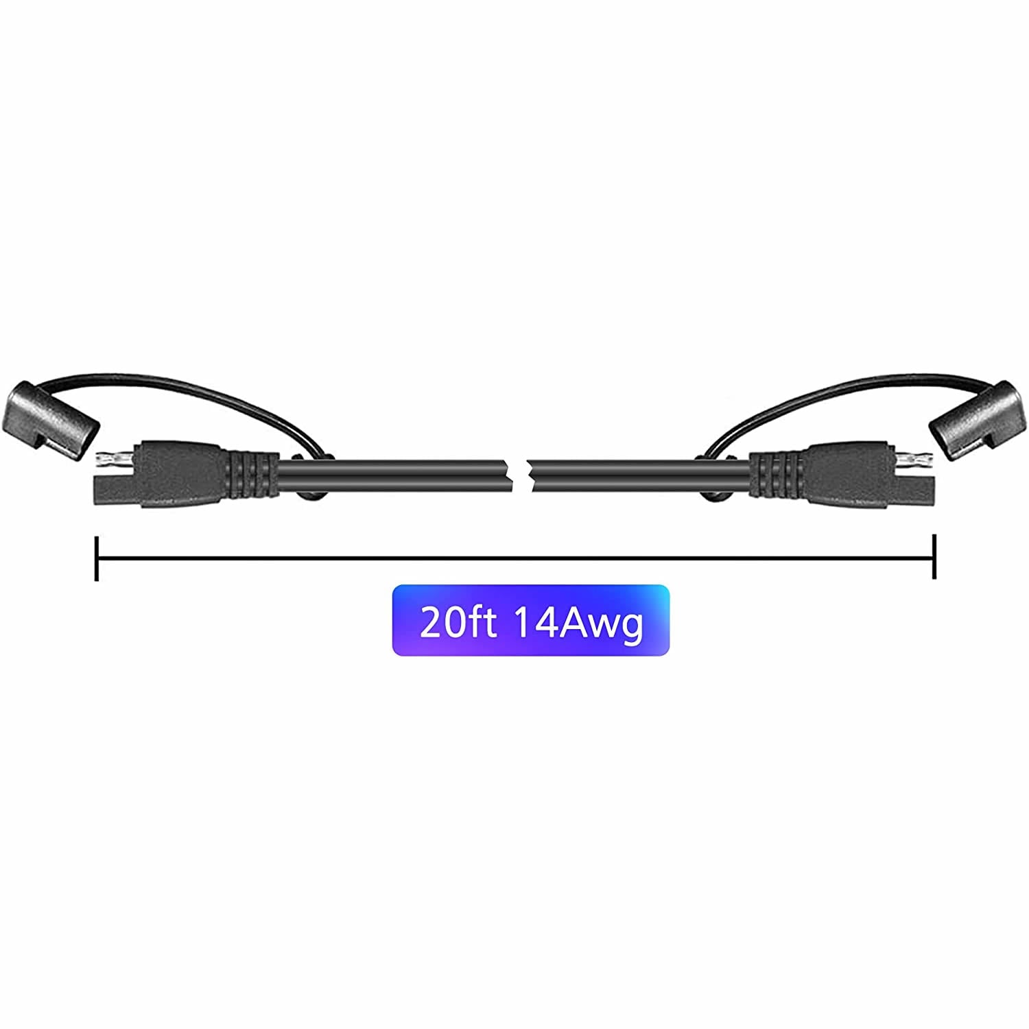 SAE-SAE 14AWG 20ft Verlängerungskabel 