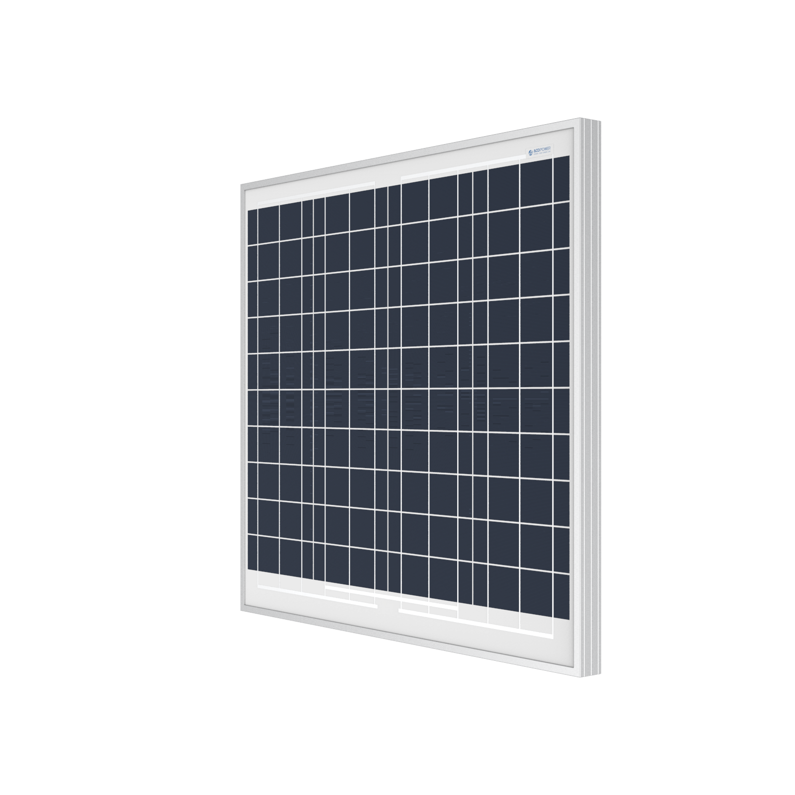 ACOPOWER 60 Watt polykristallines Solarmodul, 12 V