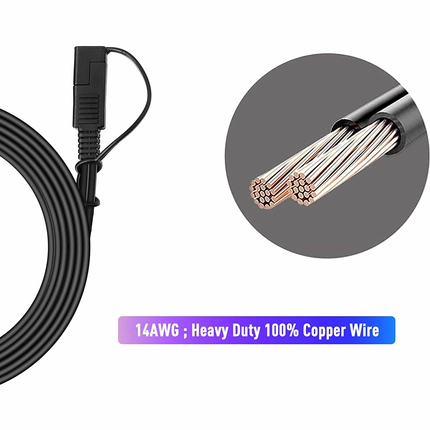 SAE-SAE 14AWG 20ft Verlängerungskabel 