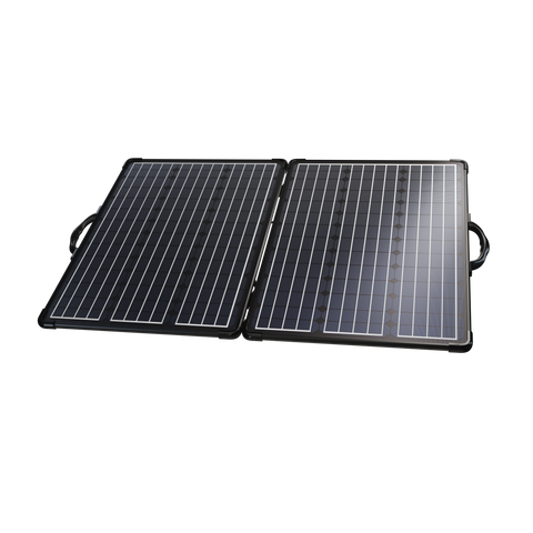 ACOPower Plk 120 W tragbares Solarpanel-Set, leichte Aktentasche mit 20 A Laderegler