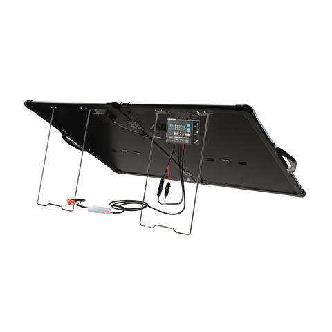 ACOPower Plk 120 W tragbares Solarpanel-Set, leichte Aktentasche mit 20 A Laderegler