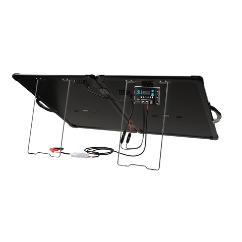 ACOPower Plk 120 W tragbares Solarpanel-Set, leichte Aktentasche mit 20 A Laderegler