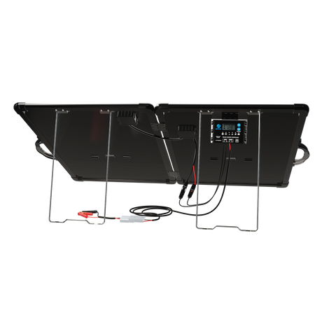 ACOPower Plk 120 W tragbares Solarpanel-Set, leichte Aktentasche mit 20 A Laderegler