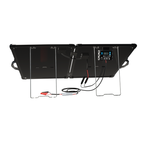 ACOPower Plk 120 W tragbares Solarpanel-Set, leichte Aktentasche mit 20 A Laderegler