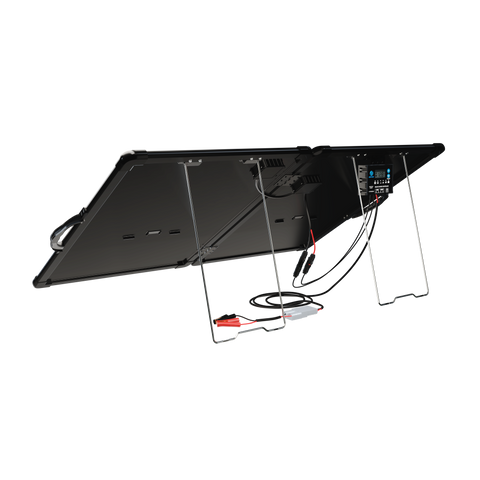 ACOPower Plk 120 W tragbares Solarpanel-Set, leichte Aktentasche mit 20 A Laderegler