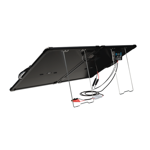 ACOPower Plk 120 W tragbares Solarpanel-Set, leichte Aktentasche mit 20 A Laderegler