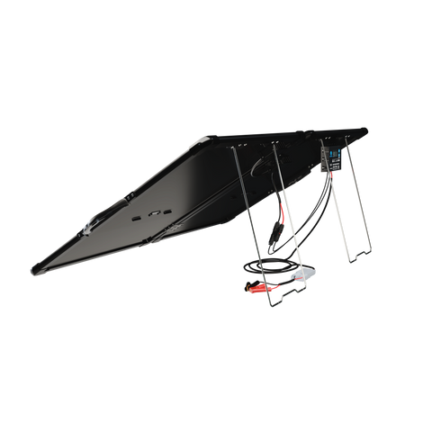 ACOPower Plk 120 W tragbares Solarpanel-Set, leichte Aktentasche mit 20 A Laderegler