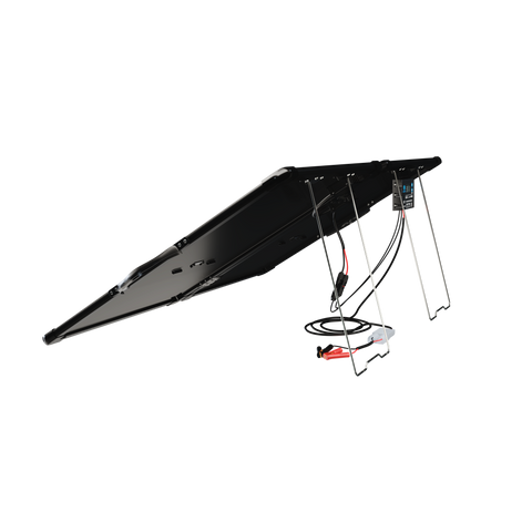 ACOPower Plk 120 W tragbares Solarpanel-Set, leichte Aktentasche mit 20 A Laderegler