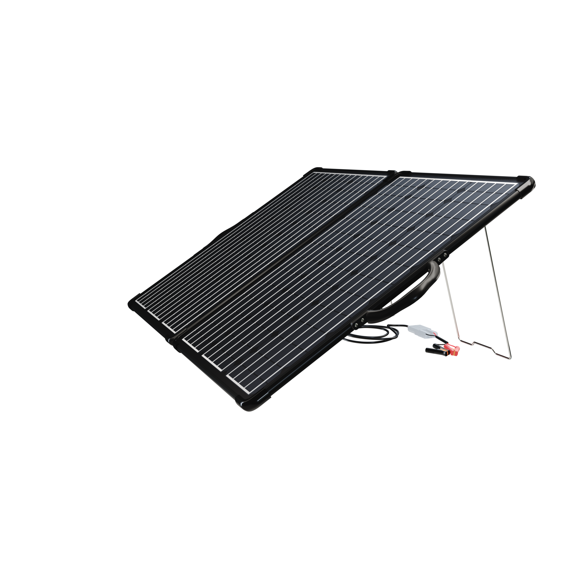 ACOPower Plk 120 W tragbares Solarpanel-Set, leichte Aktentasche mit 20 A Laderegler
