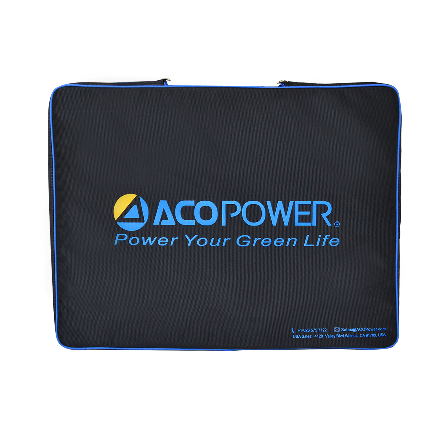 ACOPower Plk 200 W tragbares Solarpanel-Set, leichte Aktentasche mit 20 A Laderegler (kompaktes Design)